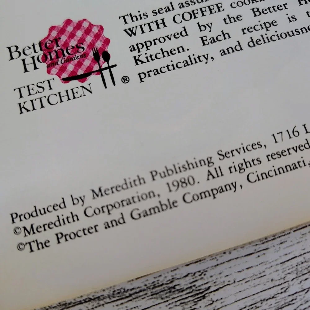 Folgers‎ Cooking with Coffee Promo Cookbook Booklet 1980 VERY GOOD
